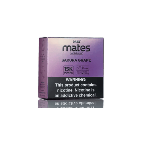 Daze Mates 15k 5% Pre-filled Disposable Pod 7 Daze Disposables Sakura Grape / 15000 / 5% (50mg)