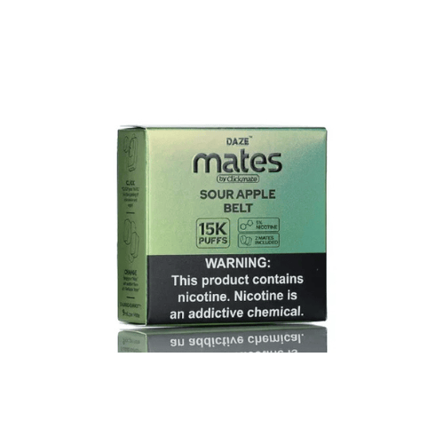 Daze Mates 15k 5% Pre-filled Disposable Pod 7 Daze Disposables Sour Apple Belt / 15000 / 5% (50mg)
