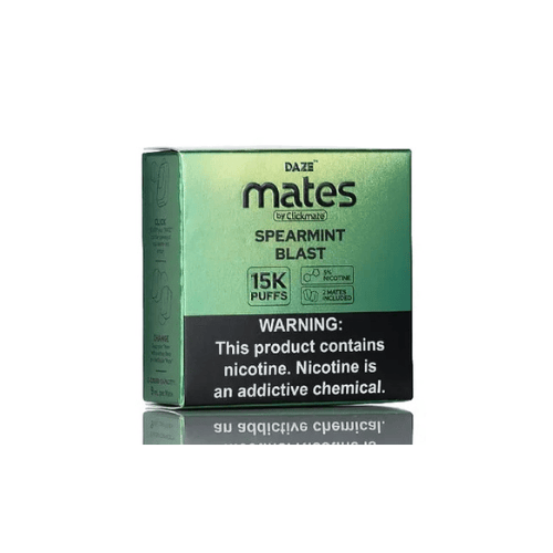 Daze Mates 15k 5% Pre-filled Disposable Pod 7 Daze Disposables Spearmint Blast / 15000 / 5% (50mg)