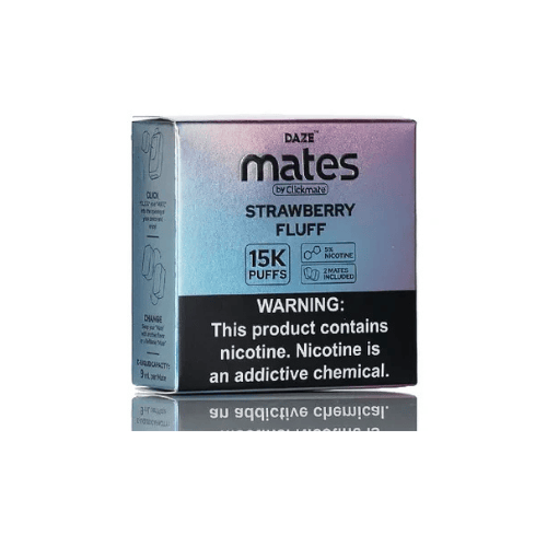Daze Mates 15k 5% Pre-filled Disposable Pod 7 Daze Disposables Strawberry Fluff / 15000 / 5% (50mg)