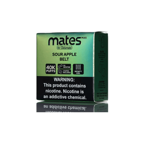 Daze Mates Max 40k 5% Pre-filled Disposable Pod 7 Daze Disposables Sour Apple Belt / 40000 / 5% (50mg)