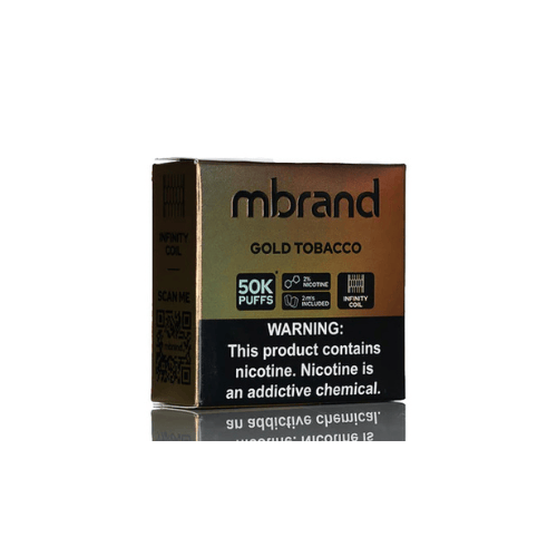 Daze Mbrand 50k 2% Pre-filled Disposable Pod 7 Daze Disposables Gold Tobacco / 50000 / 2% (20mg)