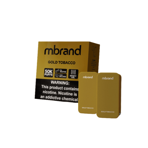 Daze Mbrand 50k 5% Pre-filled Disposable Pod 7 Daze Disposables Gold Tobacco / 50000 / 5% (50mg)