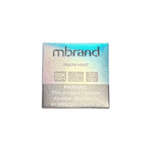 Daze Mbrand 50k 5% Pre-filled Disposable Pod 7 Daze Disposables Miami Mint / 50000 / 5% (50mg)