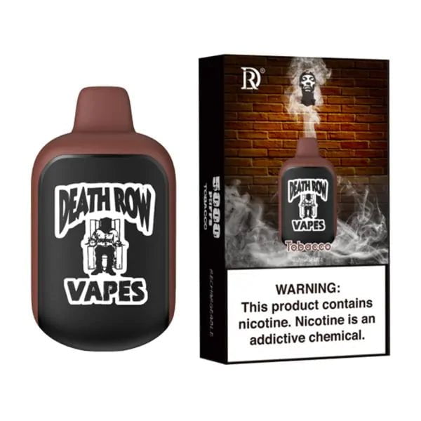 Death Row Vapes 5000+ 5% Clearance Death Row Disposables Coffee Tobacco / 5000+ / 5% (50mg)