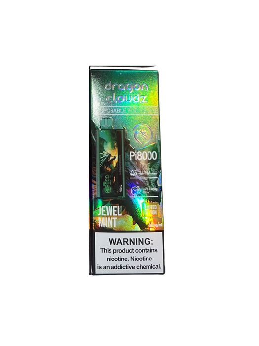 Dragon Cloudz Pi8000 5% Rechargeable Disposable Clearance Dragon Cloudz Disposables Jewel Mist / 8000+ / 5% (50mg)