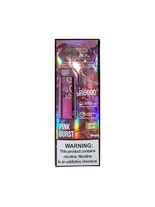 Dragon Cloudz Pi8000 5% Rechargeable Disposable Clearance Dragon Cloudz Disposables Pink Burst / 8000+ / 5% (50mg)