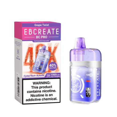 EBCreate BC Pro 40K 5% available at Quick Clouds Vape & Delivery Aurora CO EBCreate BC Pro 40K 5% available at Quick Clouds Vape & Delivery Aurora CO