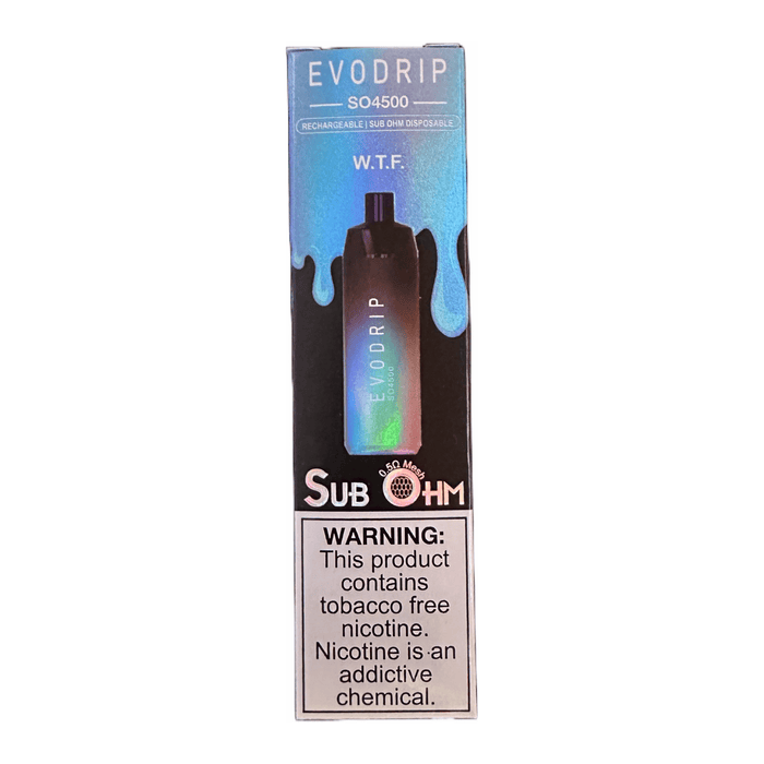 Evo Drip SO4500 1% Evo Bar Disposables W.T.F / 4500+ / 1% (10mg)