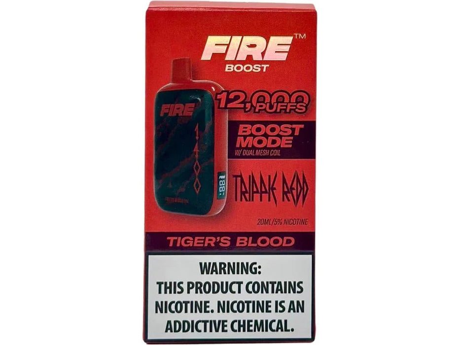 FIRE Boost 12000 Puff 5% Fire XL Disposables Tiger's Blood (Trippie Redd) / 12000+ / 5% (50mg)