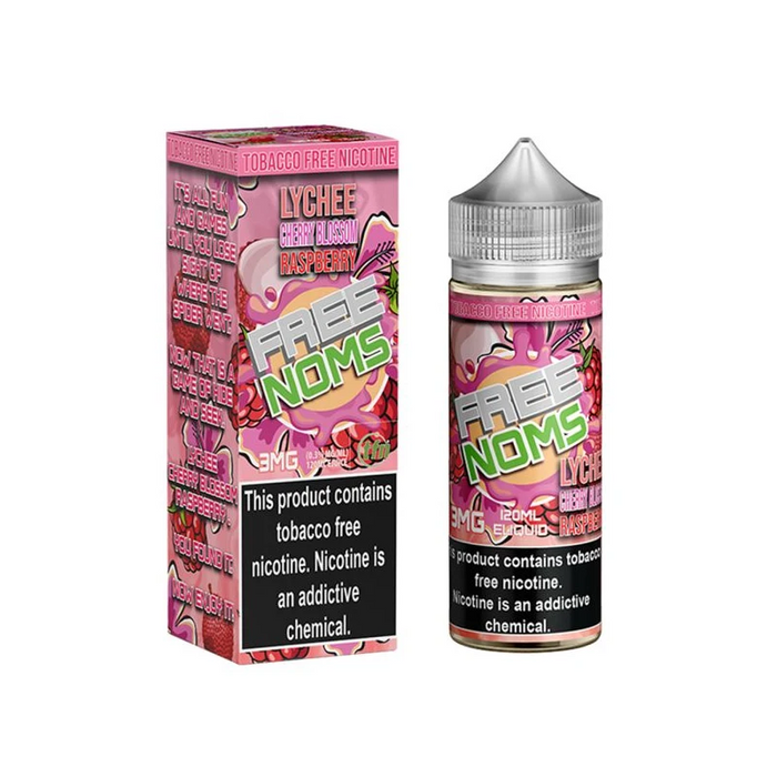 FreeNoms 120mL e-Juice Nomenon e-Liquid Premium e-Liquids Lychee Cherry Blossom Raspberry / 3mg / 120mL