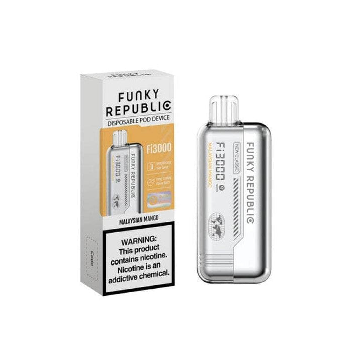 Funky Republic Fi3000 4% (Clearance) EBDesign Disposables Malaysian Mango / 3000+ / 4% (40mg)