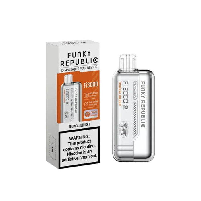 Funky Republic Fi3000 4% (Clearance) EBDesign Disposables Tropical Delight / 3000+ / 4% (40mg)