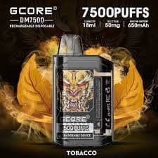 Gcore DM7500 5% Gcore Disposables Tobacco / 5% / 7500+