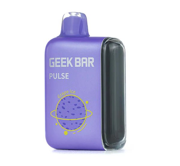 Geek Bar Pulse Grape Ice GeekBar Pulse 15000 disposable vape in Aurora CO at Quick Clouds Geek Bar Pulse Grape Ice GeekBar Pulse 15000 disposable vape in Aurora CO at Quick Clouds