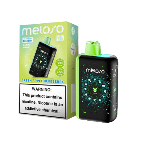 Geek Bar Meloso 30000 5% Geek Bar Disposables Green Apple Blueberry (Taurus) / 5% (50mg) / 30000+