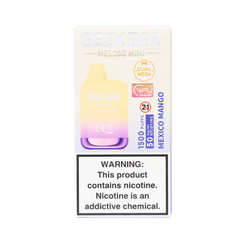 Geek Bar Meloso Mini 1500 5% Disposable Geek Bar Disposables Mexico Mango / 5% (50mg) / 1500+