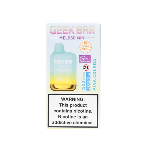 Geek Bar Meloso Mini 1500 5% Disposable Geek Bar Disposables Pina Colada / 5% (50mg) / 1500+