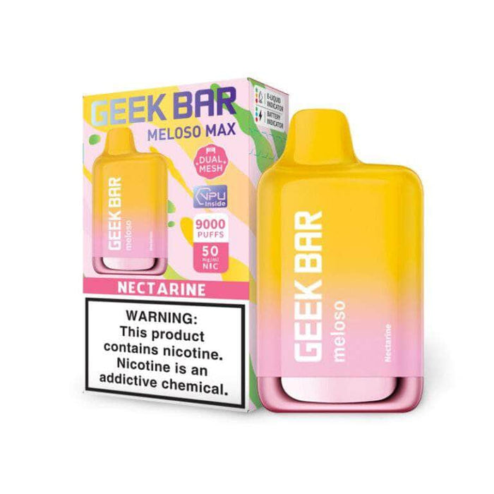 Geek Bar Meloso Max 9000 5% Geek Bar Disposables Nectarine / 5% / 9000+