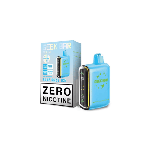 Geek Bar Pulse 15000 0% Nicotine Free Geek Bar Disposables Blue Razz Ice / 0% (0mg) / 15000+