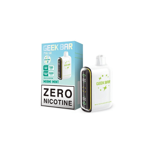 Geek Bar Pulse 15000 0% Nicotine Free Geek Bar Disposables Miami Mint / 0% (0mg) / 15000+