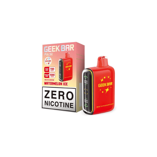 Geek Bar Pulse 15000 0% Nicotine Free Geek Bar Disposables Watermelon Ice / 0% (0mg) / 15000+