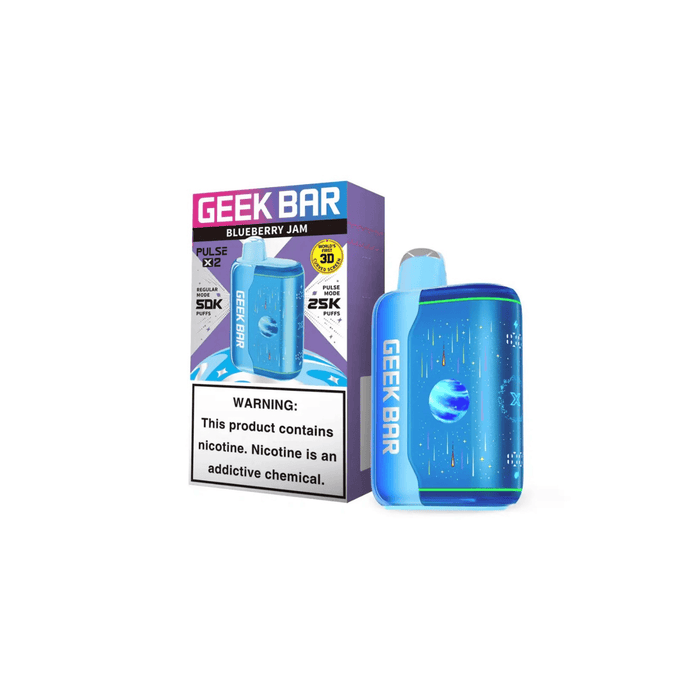 Geek Bar Pulse X 2 50k Disposable Vape Geek Bar Disposables Blueberry Jam