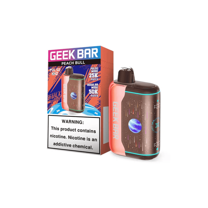 Geek Bar Pulse X 2 50k Disposable Vape Geek Bar Disposables Peach Bull