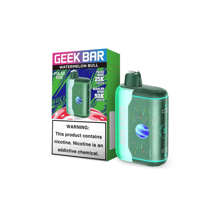 Geek Bar Pulse X 2 50k Disposable Vape Geek Bar Disposables Watermelon Bull