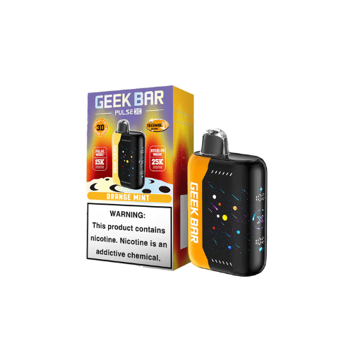 Geek Bar Pulse X 25000 5% Rechargeable Disposable Geek Bar Disposables Orange Mint / 5% (50mg) / 25000+