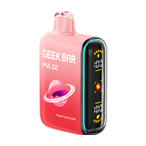 Geekbar Pulse Rechargeable Disposable Vape/ Peach Lemonade 15000+/ 5%(50mg)