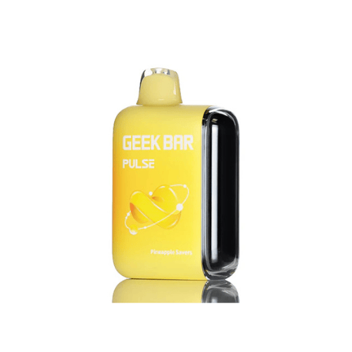 Geekbar Pulse Rechargeable Disposable Vape/ Pineapple Savers 15000+/ 5%(50mg)