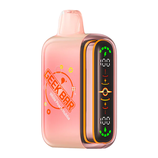 Geek Bar Pulse 2 25000 5% Rechargeable Disposable Geek Bar Disposables White Peach Hubba / 5% (50mg) / 25000+