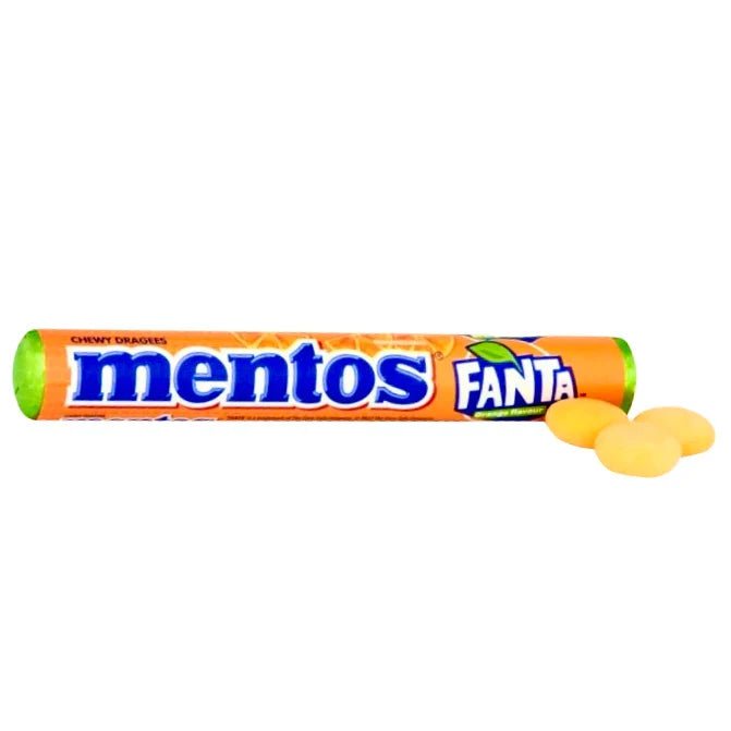 Imported Candy Various Snacks & Beverages Mentos Fanta Flavor (UK)