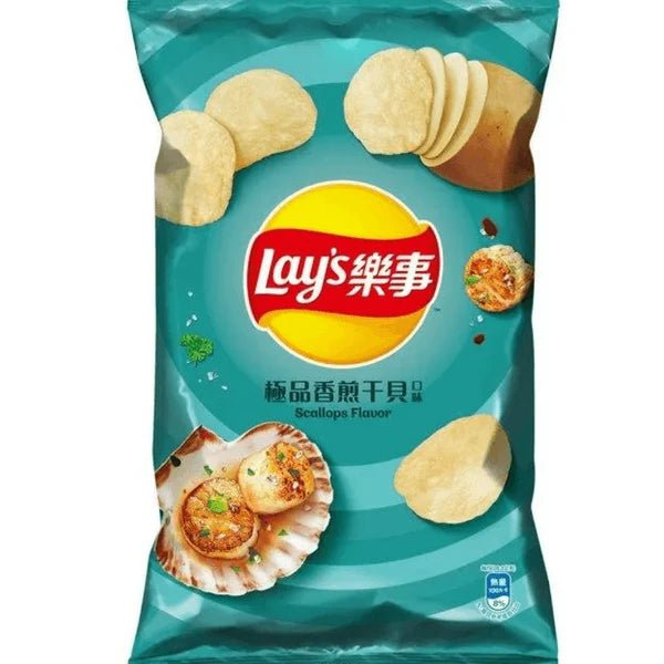 Imported Chips Frito-Lay Snacks & Beverages Lays Chips Scallop Flavor (China)