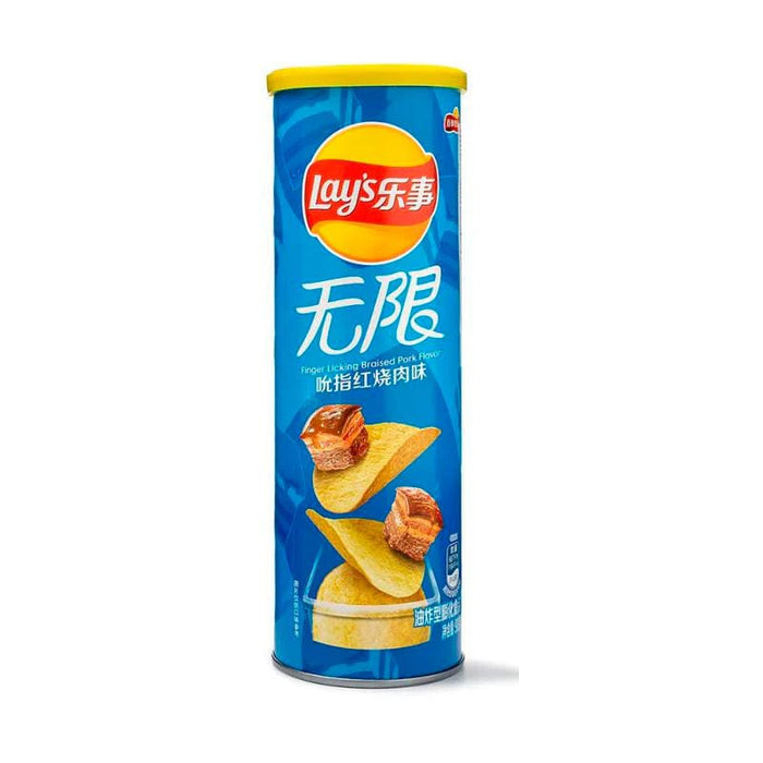 Imported Chips Frito-Lay Snacks & Beverages Lays Stax Braised Pork (China)