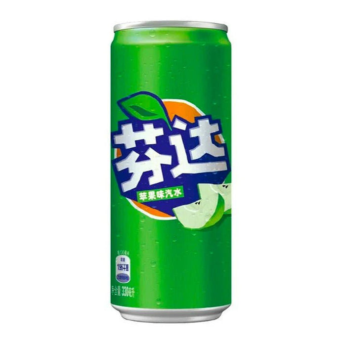 Imported Drinks none Snacks & Beverages Fanta Apple 330mL Can (China)