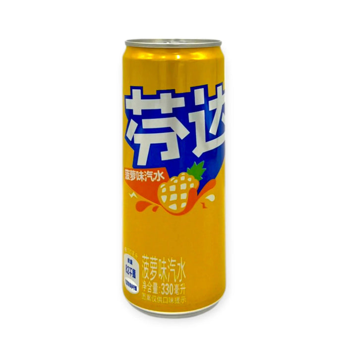 Imported Drinks none Snacks & Beverages Fanta Pineapple 330ml Can (China)