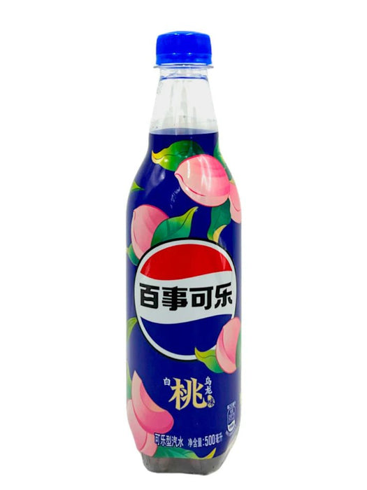 Imported Drinks none Snacks & Beverages Pepsi Peach Oolong 500mL (China)