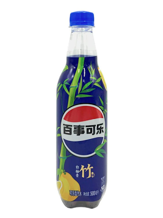 Imported Drinks none Snacks & Beverages Pepsi White Pomelo Bamboo 500mL (China)