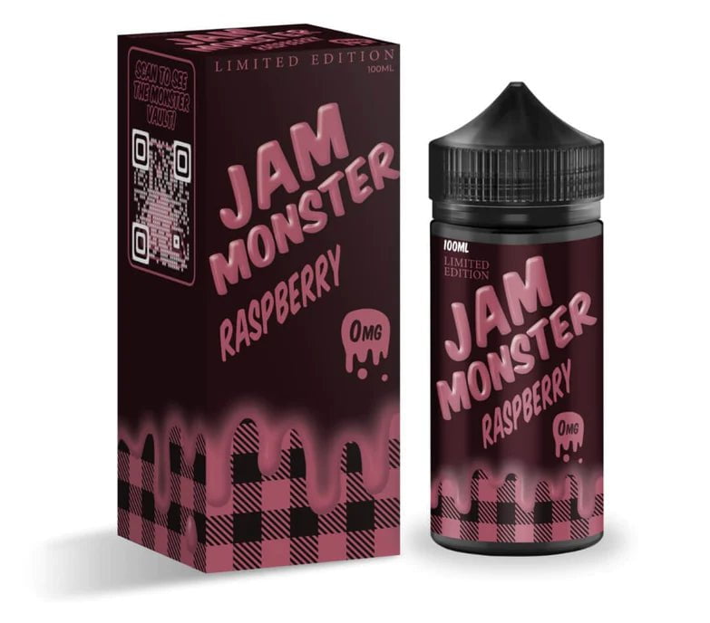 Jam Monster 100mL Monster Labs Premium e-Liquids Raspberry Jam Monster / 3mg / 100mL