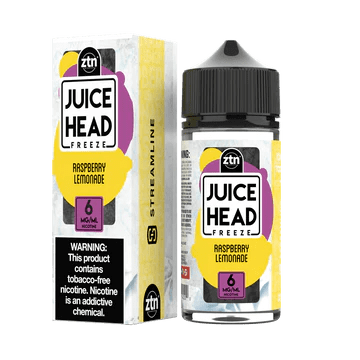 Juice Head Freeze 100mL Juice Head Premium e-Liquids Raspberry Lemonade Freeze / 3mg / 100mL