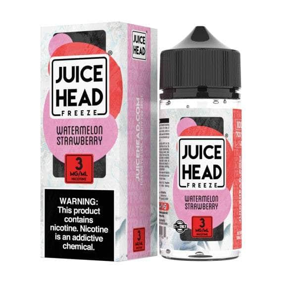 Juice Head Freeze 100mL Juice Head Premium e-Liquids Watermelon Strawberry Freeze / 3mg / 100mL