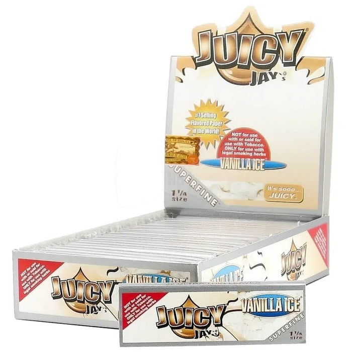 Juicy Jay Superfine Rolling Papers Juicy Jay Smoking Accessories Vanilla Ice / 1 1/4"