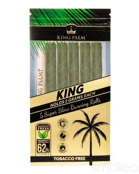 King Palm Real Leaf Rolls (5 Pack) king size king palm rolls Smoking Accessories Original / King