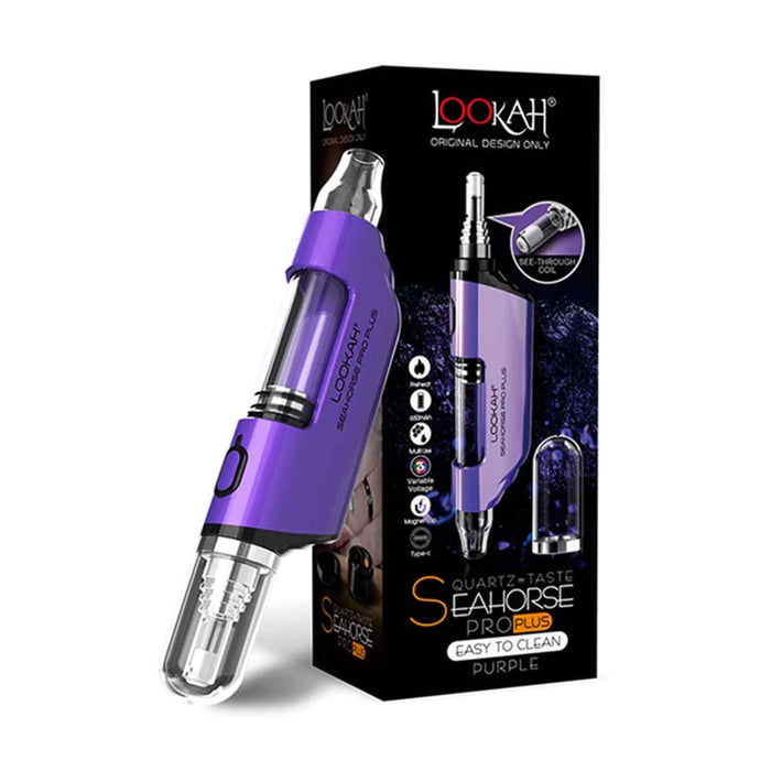 Lookah Seahorse Pro Plus + Lookah Smoking Accessories Purple