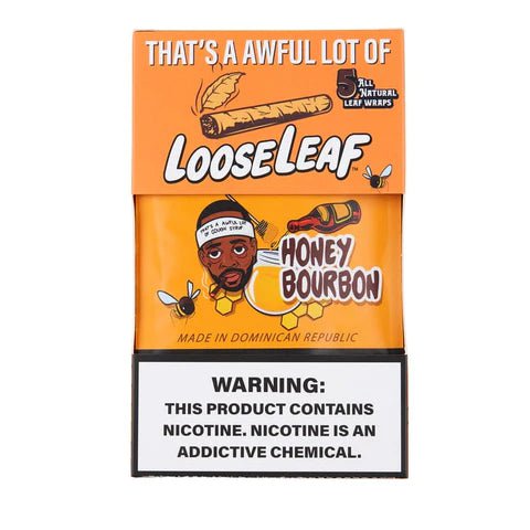 Loose Leaf All Natural Wraps Loose Leaf Smoking Accessories Honey Bourbon