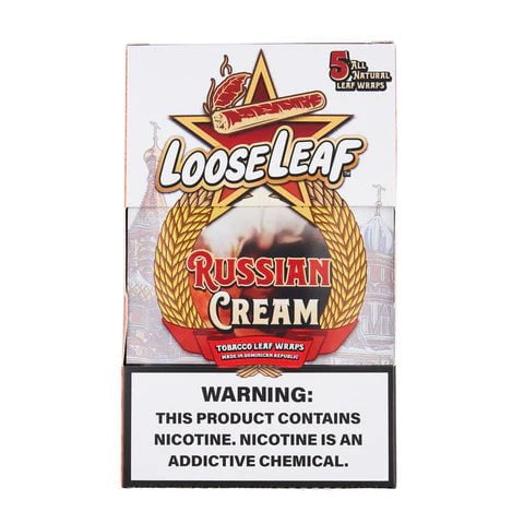 Loose Leaf All Natural Wraps Loose Leaf Smoking Accessories Russian Cream