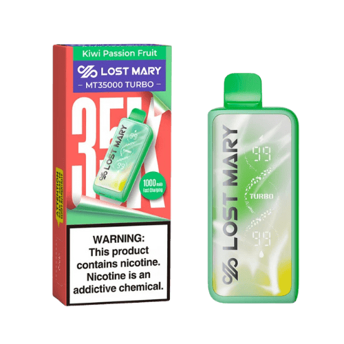 Lost Mary MT35000 Turbo 5% Rechargeable Disposable Lost Mary Disposables Kiwi Passion Fruit / 35000+ / 5% (50mg)