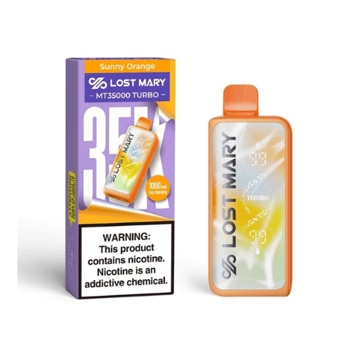 Lost Mary MT35000 Turbo 5% Rechargeable Disposable Lost Mary Disposables Sunny Orange / 35000+ / 5% (50mg)